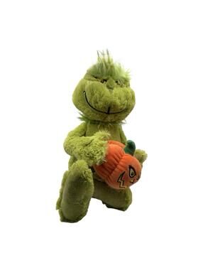 Aurora - Dr. Seuss - 10.5" Jack-O-Lantern Grinch Spooky Stuffed Animal